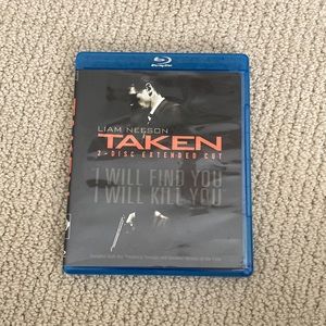 Blu-Ray Disc Liam Neeson Taken 2-disc Extended Cut DVD Movie Like New